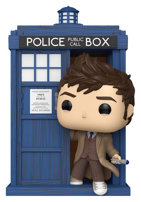 Doctor Who POP! Rides Deluxe Vinyl figurine Tenth Doctor with TARDIS 9 cm