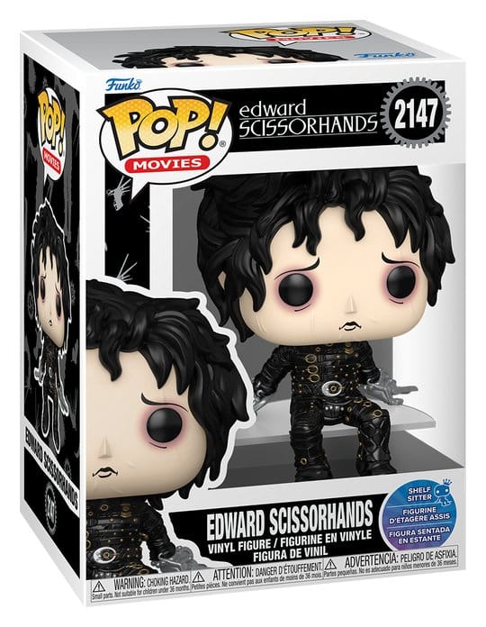 Edward aux mains d'argent POP! Movies Vinyl figurine Edward (Sitting) 9 cm