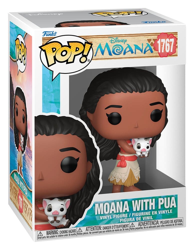 Vaiana : La Légende du bout du monde POP! & Buddy Vinyl figurine Moana w/Pua 9 cm