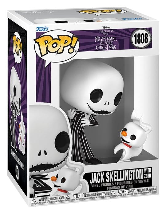 L'Étrange Noel de monsieur Jack POP! & Buddy Vinyl figurine Jack & Zero 9 cm