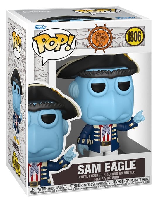 L'Île au trésor des Muppets POP! Movies Vinyl figurine Sam Eagle 9 cm