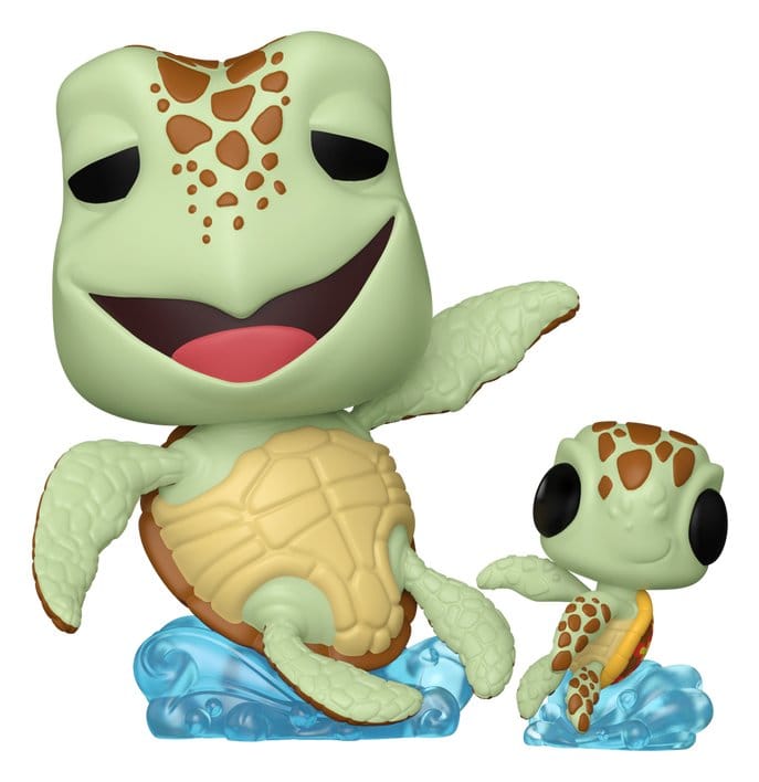 Le Monde de Nemo POP! & Buddy Vinyl Figurine Crush w/Squirt 9 cm
