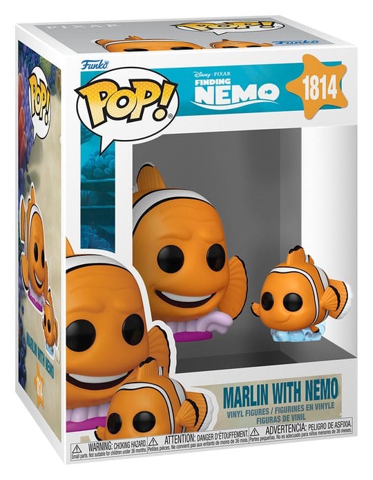 Le Monde de Nemo POP! & Buddy Vinyl Figurine Marlon w/Nemo 9 cm