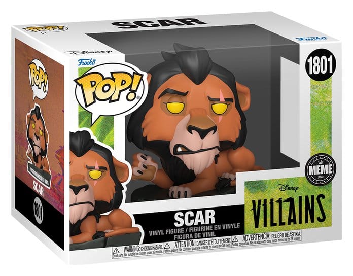 Le Roi lion Figurine POP! Meme Vinyl Lion King (Scar) 9 cm