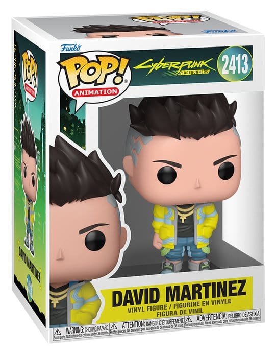 Cyberpunk Edgerunners Animation POP! Vinyl figurine David 9 cm
