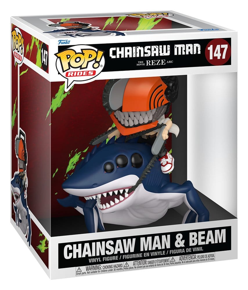 Chainsaw Man POP! Rides Deluxe Vinyl figurine CSM & Beam 15 cm