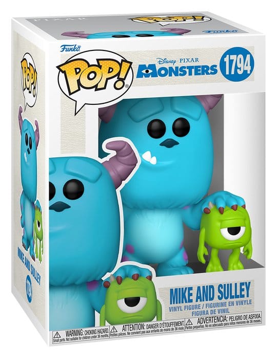 Monstres et Cie POP! Vinyl figurine Mike w/Sully 9 cm