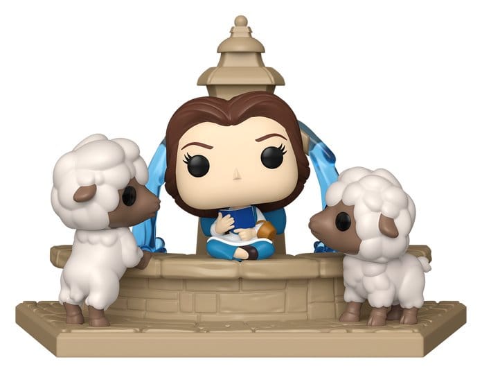 La Belle et la Bête POP! Moment Vinyl figurines Belle at Fountain 15 cm