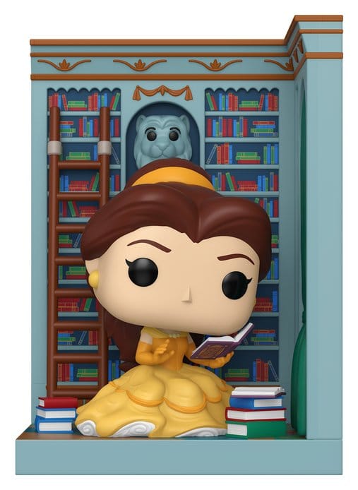 La Belle et la Bête POP! Nooks Vinyle Diorama Belle in Library 16 cm