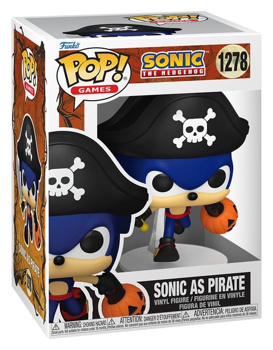Sonic the Hedgehog POP! Games Vinyl figurine Pirate Sonic 9 cm