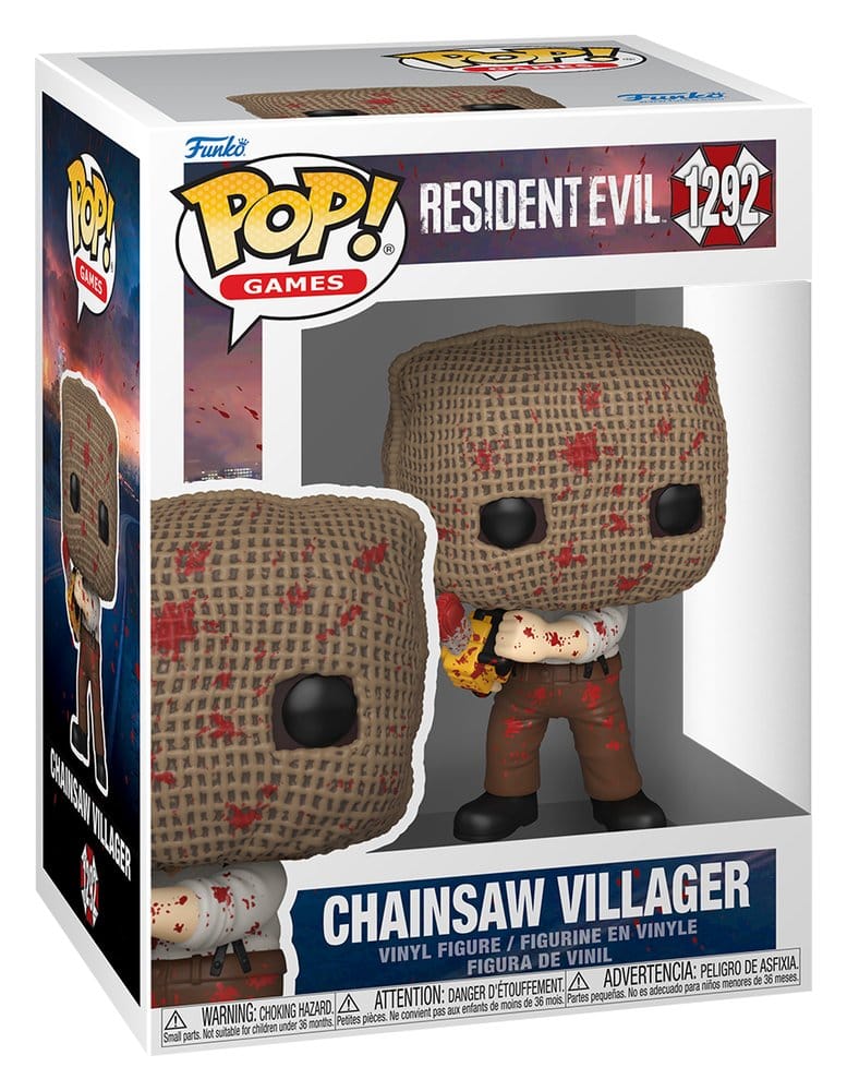 Resident Evil POP! Games Vinyl figurine Chainsaw Villager 9 cm