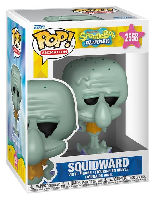 Bob l´éponge POP! Animation Vinyl figurine Squidward 9 cm