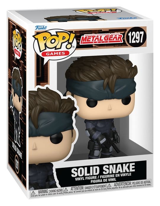 Metal Gear Solid POP! Games Vinyl figurine Solid Snake 9 cm