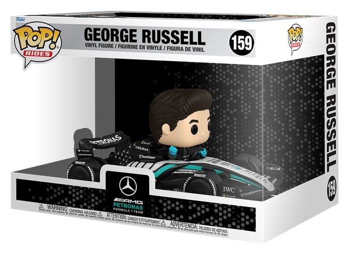 Formule 1 POP! Rides Super Deluxe Vinyl figurine Mercedes Benz - George Russell 15 cm