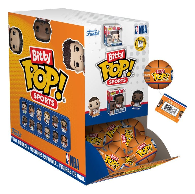 NBA Display (24) figurines Bitty POP! Single Vinyl PDQ 2,5 cm