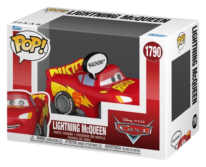 Cars POP! Sayings Vinyl Figurine Lighting McQueen (Kachow) 6 cm