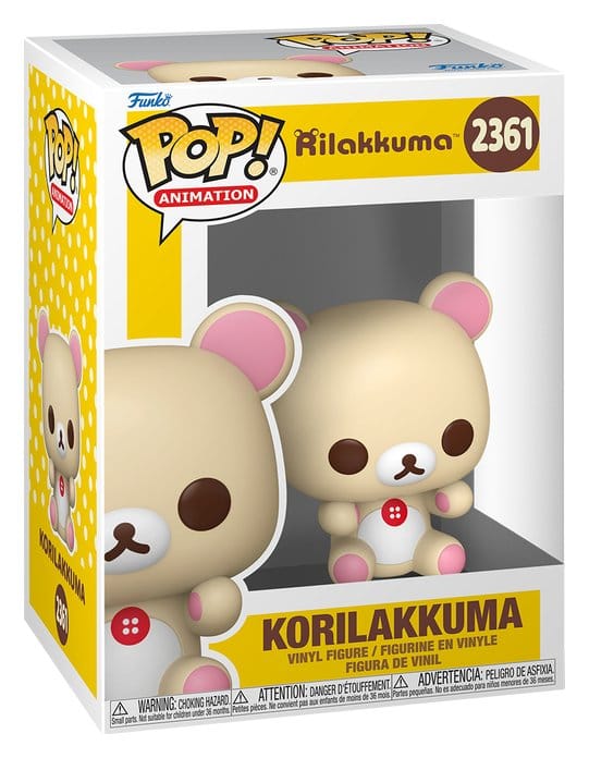 Rilakkuma POP! Animation Vinyl figurine Korilakkuma 9 cm