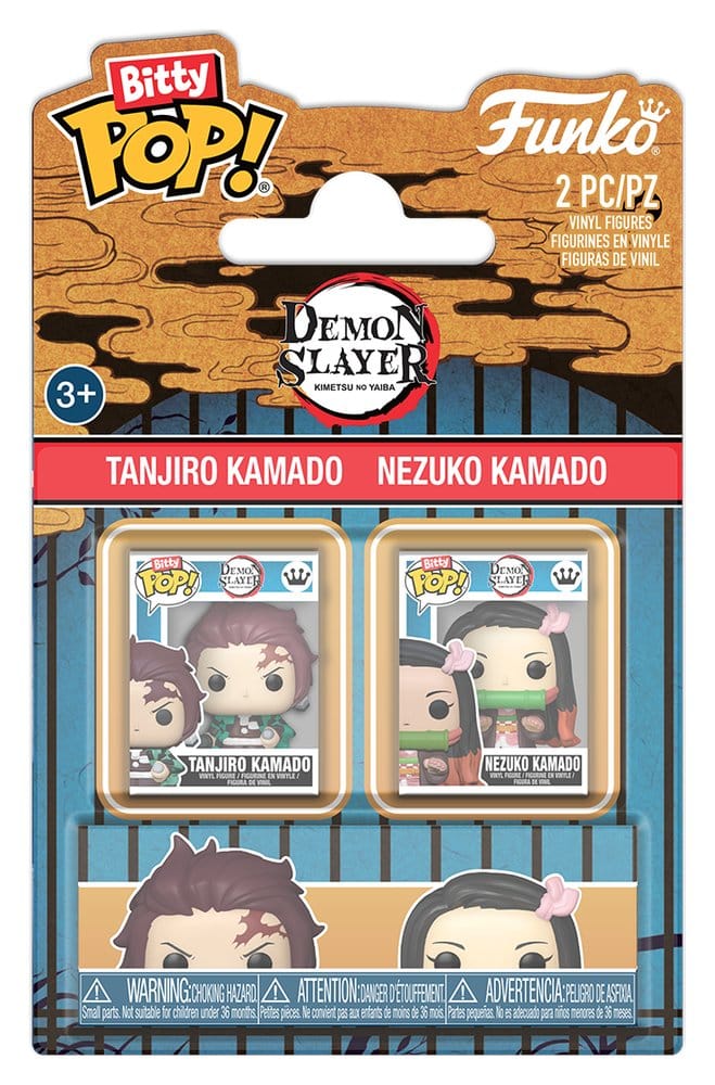 Demon Slayer: Kimetsu no Yaiba Bitty POP! Vinyl figurines Tanjiro & Nezuko 2 cm