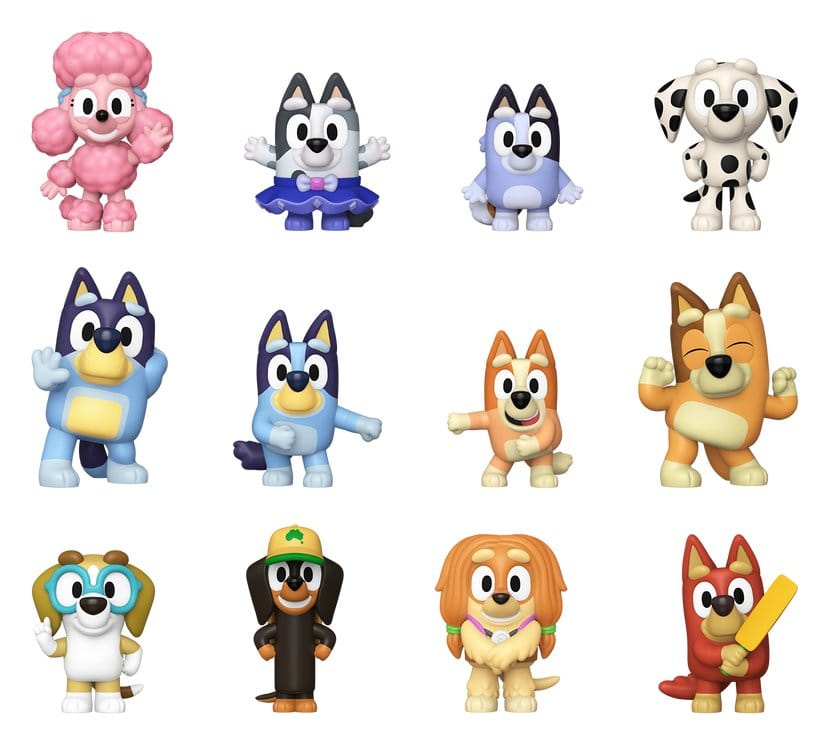 Bluey présentoir Mystery Minis figurines Bluey 5 cm (12)