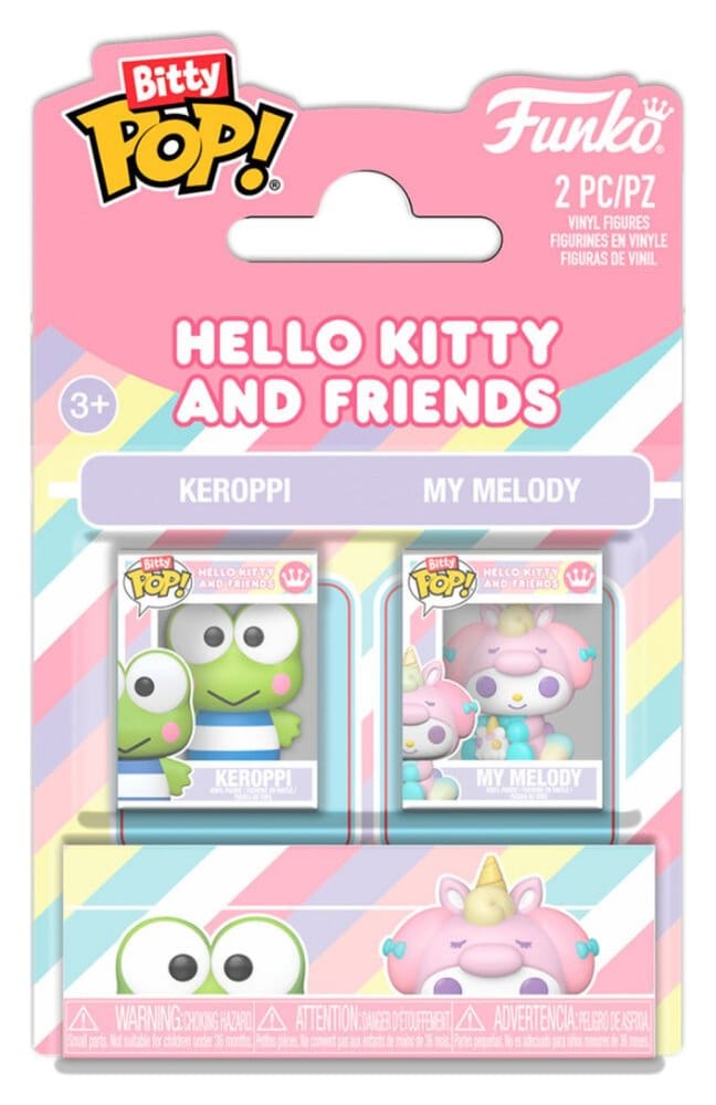 Sanrio pack 2 Bitty POP! Vinyl figurines K & MM 2 cm