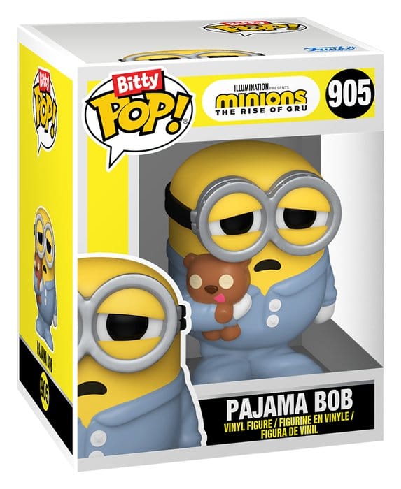 Minions Bitty POP! Vinyl figurines Pajama Bob & Tourist Dave 2 cm
