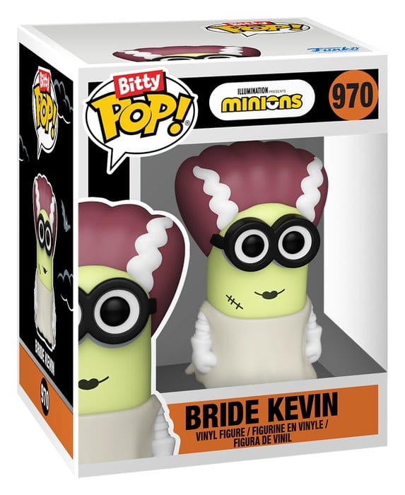 Minions Bitty POP! Vinyl figurines Bride Kevin & Eye, Matie 2 cm