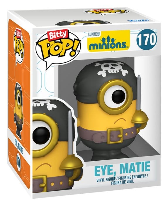 Minions Bitty POP! Vinyl figurines Bride Kevin & Eye, Matie 2 cm