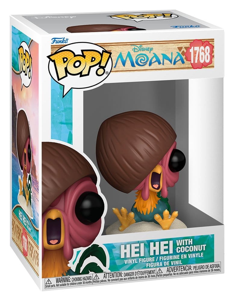 Vaiana : La Légende du bout du monde POP! & Buddy Vinyl figurine Hei Hei w/Coconut 9 cm