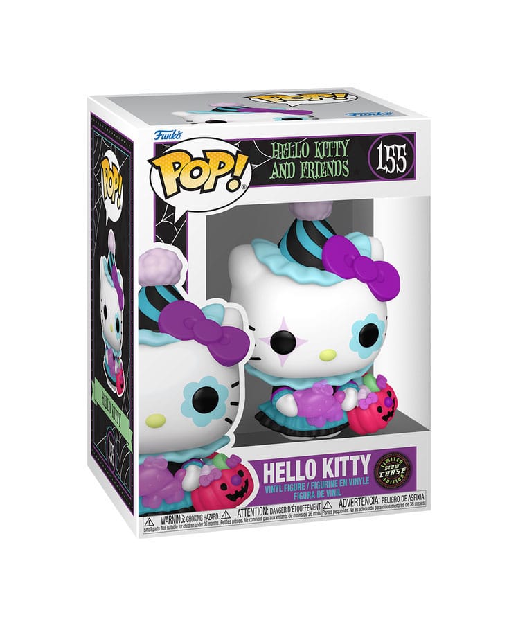 Sanrio POP! Animation Vinyl assortiment figurines : Hello Kitty- HK Spooky with Chase 9 cm (6)