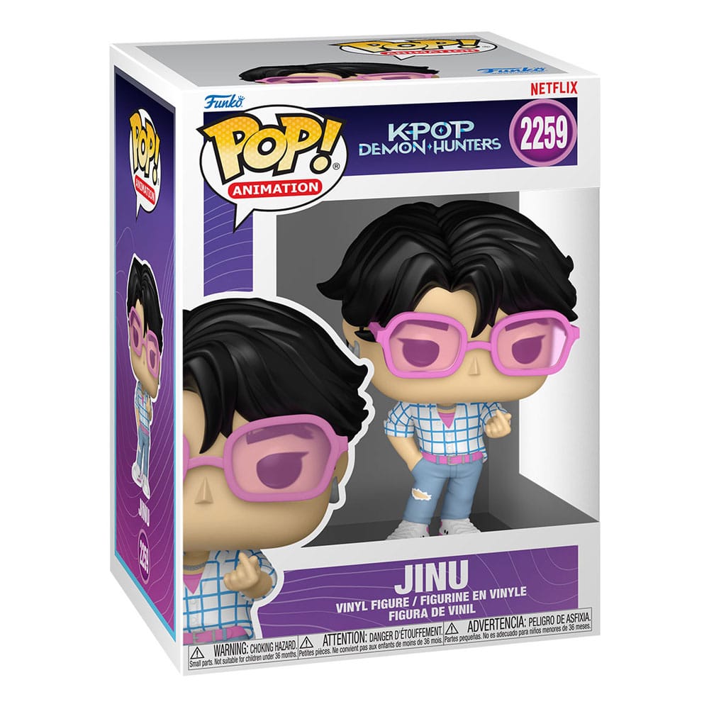 KPop Demon Hunters assortiment POP! Animation Vinyl figurines Jinu w/Chase 9 cm (6)