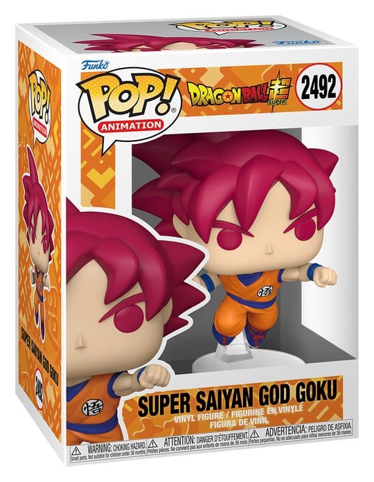 Dragon Ball Super POP! Animation Vinyl figurine Goku (Red) 9 cm