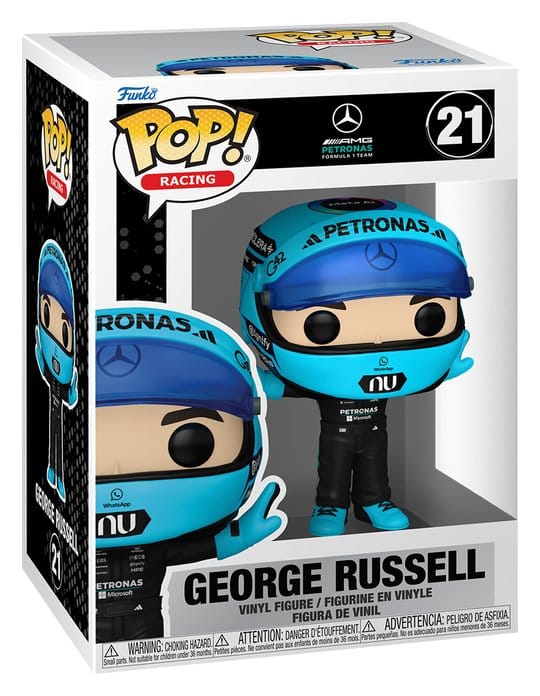Formular 1 POP! Racing Vinyl figurine Mercedes Benz - George Russell (T-Pose) 9 cm