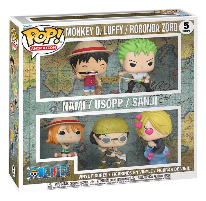 One Piece POP! Vinyl pack 5 figurines Black Friday Bundle 9 cm