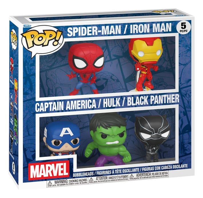Marvel POP! Vinyl pack 5 figurines Black Friday Bundle 9 cm