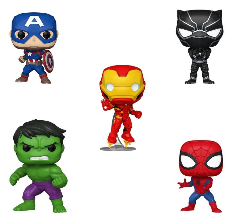 Marvel POP! Vinyl pack 5 figurines Black Friday Bundle 9 cm
