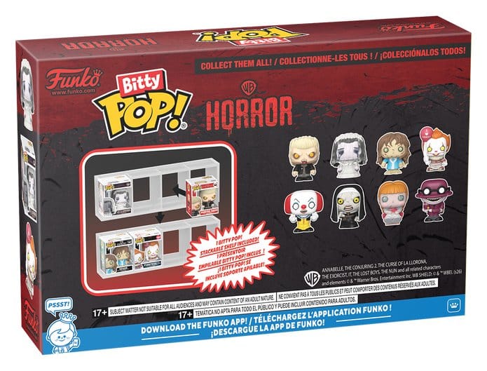Ça pack 4 figurines Bitty POP! Vinyl Pennywise 2,5 cm