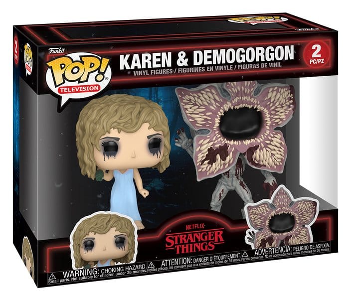 Stranger Things POP! Vinyl figurines Karen & Demogorgon 2 cm