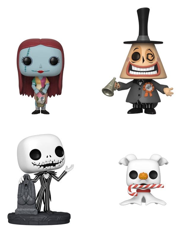 L'Étrange Noël de monsieur Jack POP! Disney Vinyl figurines 4-Pack Black Friday Bundle 9 cm