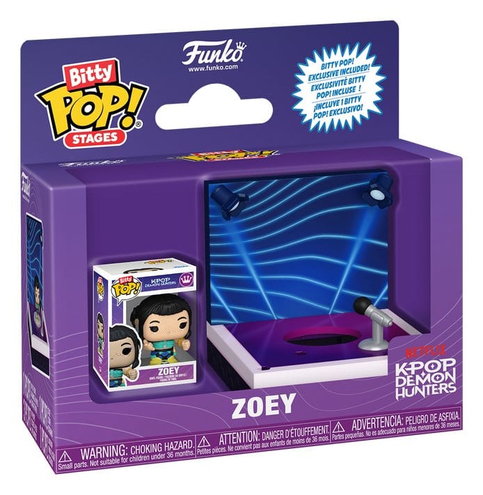KPop Demon Hunters Bitty POP! Stages Vinyl figurines Zoey 2,5 cm