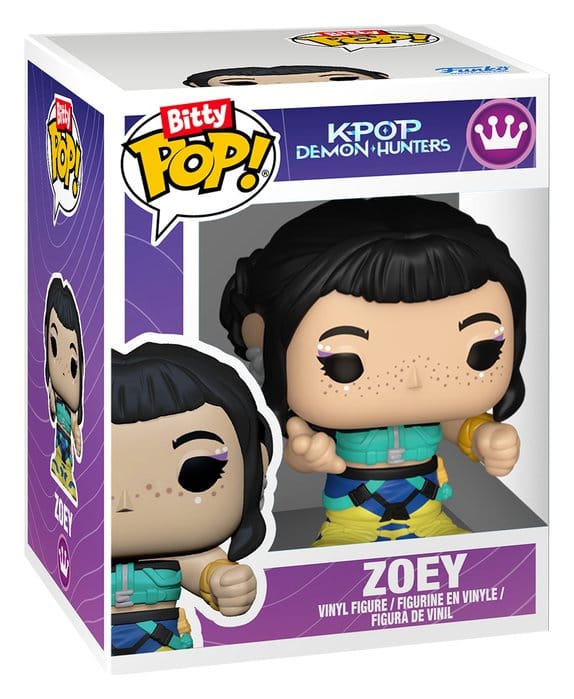 KPop Demon Hunters Bitty POP! Stages Vinyl figurines Zoey 2,5 cm