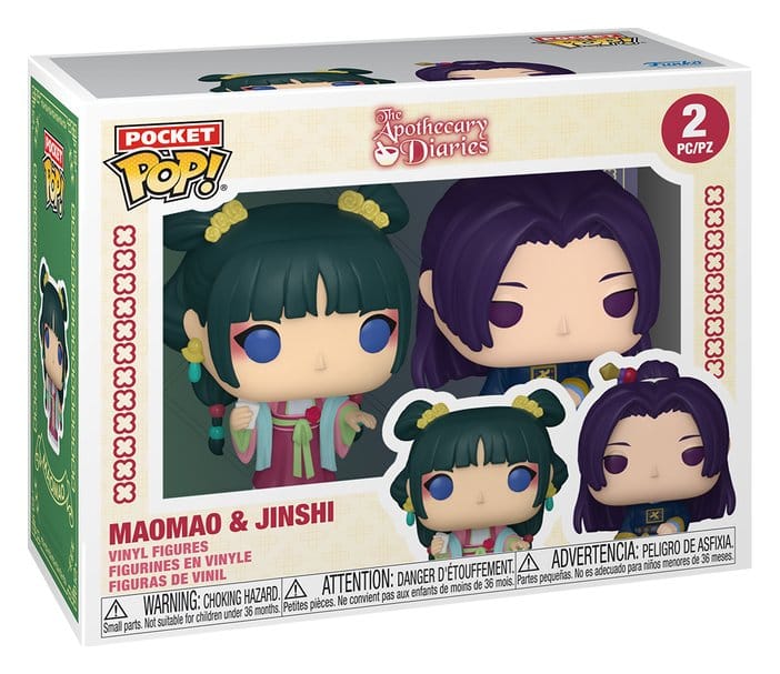 The Apothecary Diaries Pocket POP! figurines Pack de 2 Maomao & Jinshi 4 cm