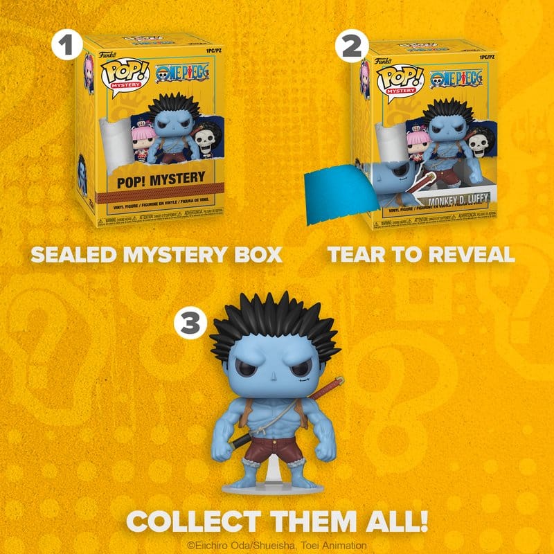 One Piece POP! Mystery Vinyl assortiment figurines Blind Box 9 cm (6)