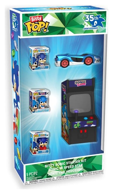 Sonic the Hedgehog Bitty POP! pack de 6 mini figurines Starter Pack