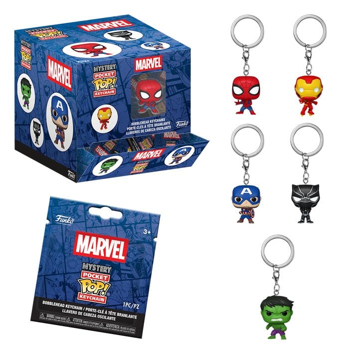 Marvel Comics présentoir porte-clés Pocket POP! 4 cm (12)