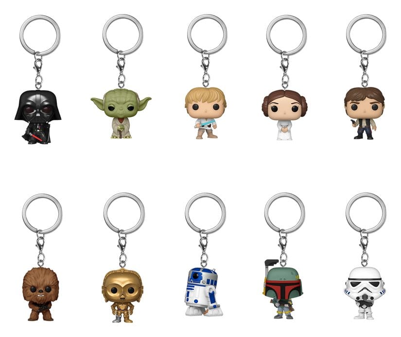 Star Wars présentoir porte-clés Pocket POP! 4 cm (12)