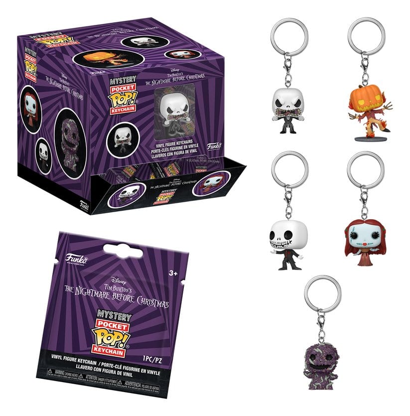 L'Étrange Noël de monsieur Jack présentoir porte-clés Pocket POP! 4 cm (12)