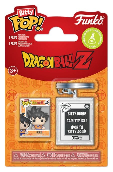 Dragon Ball Z pack 2 figurines Bitty POP! & Accessory Vinyl Goku w/KCHN 2 cm
