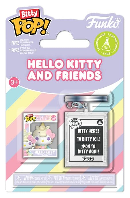 Sanrio pack 2 figurines Bitty POP! & Accessory Vinyl Hello Kitty w/KCHN 2 cm