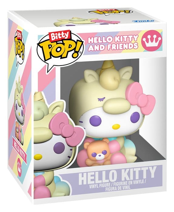 Sanrio pack 2 figurines Bitty POP! & Accessory Vinyl Hello Kitty w/KCHN 2 cm