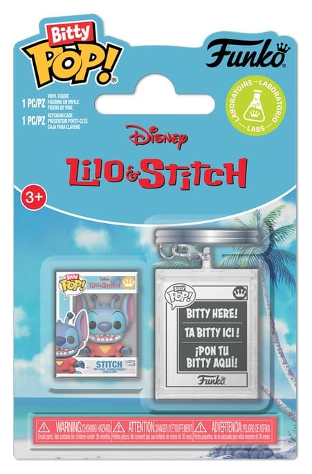 Lilo et Stitch pack 2 figurines Bitty POP! & Accessory Vinyl 626 Stitch w/KCHN 2 cm